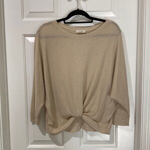 Women’s lightweight front knot sweater